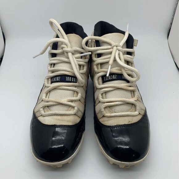 Nike Air Jordan 11 Retro TD Concord Football Cleats Size 9.5 NO‎ INSOLES main image 7